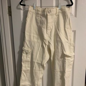 Pacsun high waisted white pants